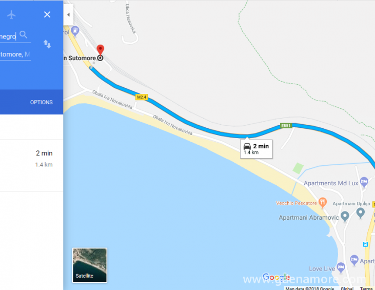 Lokacija smjestaja